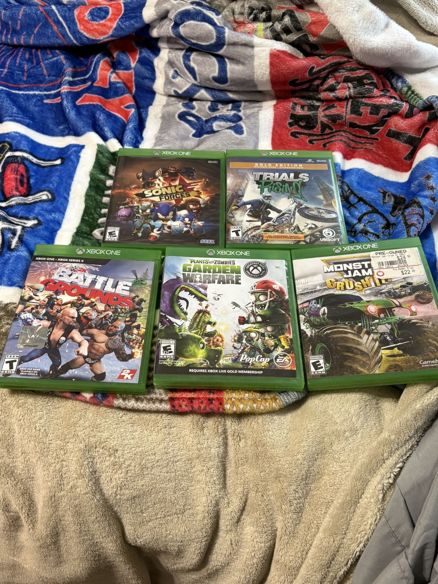 Xbox One Games Read Description