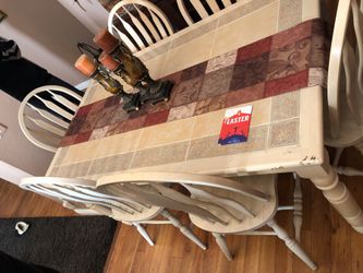 Tile Table set for 6