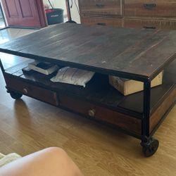 A All Wood Coffee Table