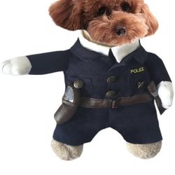 Pet Police Costume Different Sizes