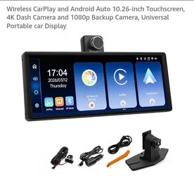 NEW WIRELESS CARPLAY AND ANDROID AUTO 10.26" TOUCHSCREEN