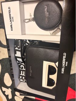 Designer Karl Lagerfeld bag