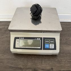 CAS SW-5 Digital Bench Scale 5 lb Capacity with Power Adapter