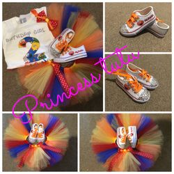 Tutu with customized shoes