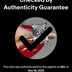 14 K  2.15 Tcw Radiant Cut Engagement Wedding Ring