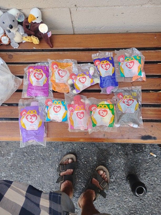 2nd Run TY Authentic Mcfonalds Beanie Babies 
