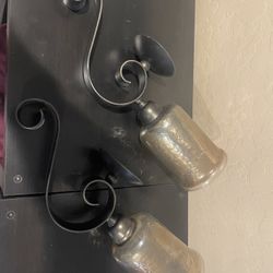 Two Wall Candle Holders 