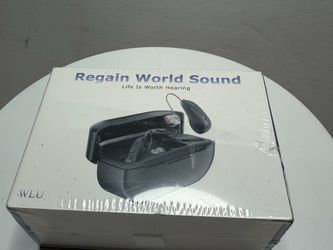 WLU OTC Hearing Aids Rechargeable Digital BTE Sound Amplifier for Seniors NEW
