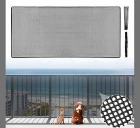 Banister Guard - Balcony Safety Net For Pets Kids, 6.5ft X 3ft