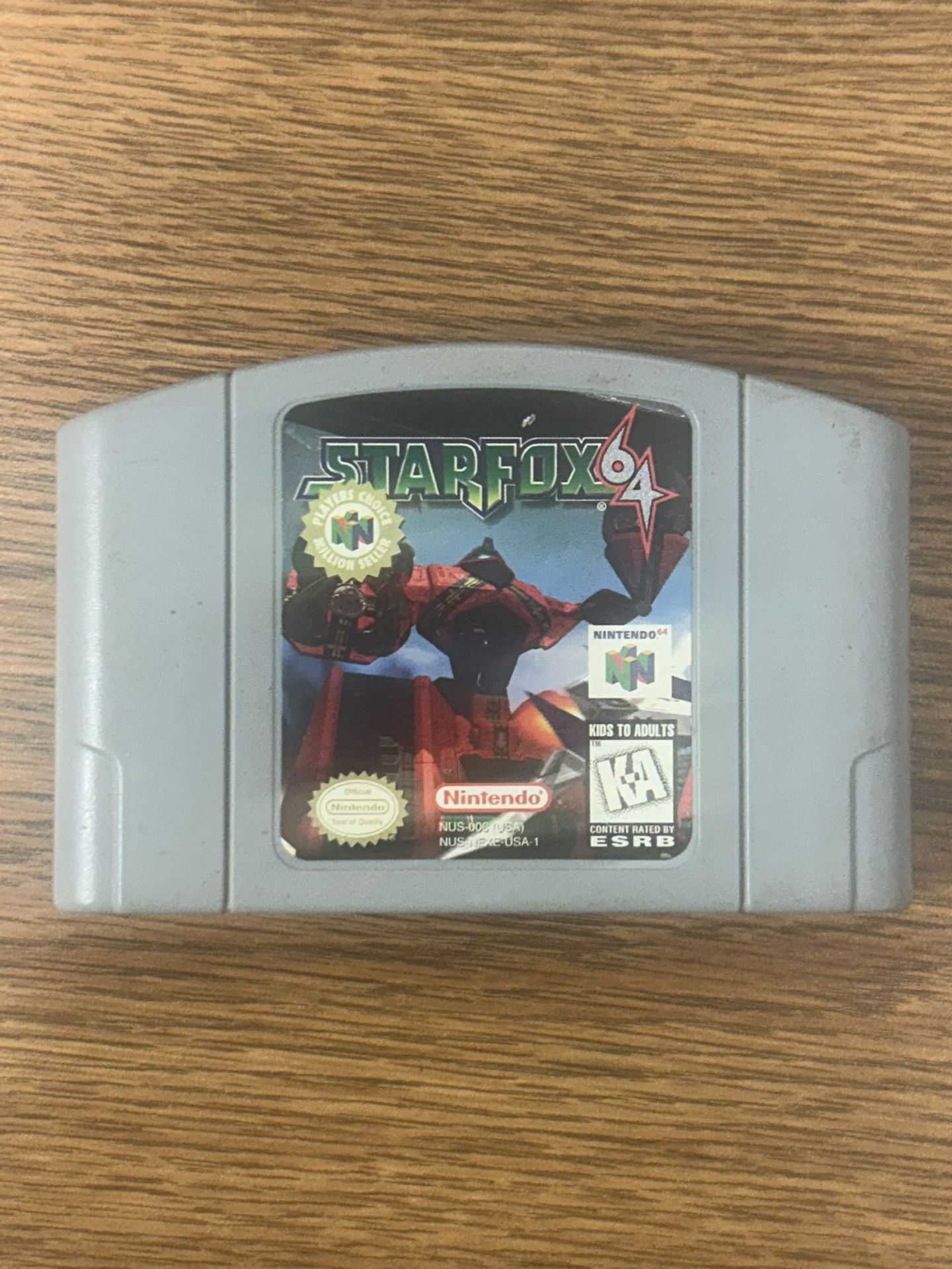 Star Fox 64 – Nintendo 64 N64 Cartridge – Tested