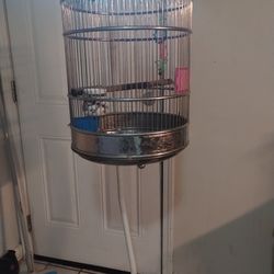 Prevue Stainless Steel Empress Birdcage With Stainless Steel Stand