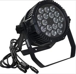 2 Nova Bright Outdoor RGB LED par Stage Lights