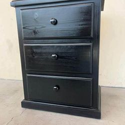 3 Drawer Black Pine 