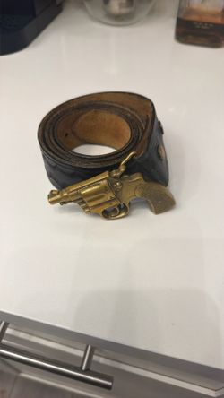 Vintage Revolver, Belt Buckle