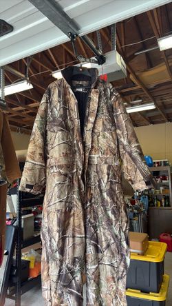 vintage Trail Crest (Style 1470) insulated camouflage hunting jumpsuit
