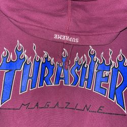 Supreme X Thrasher Sz M