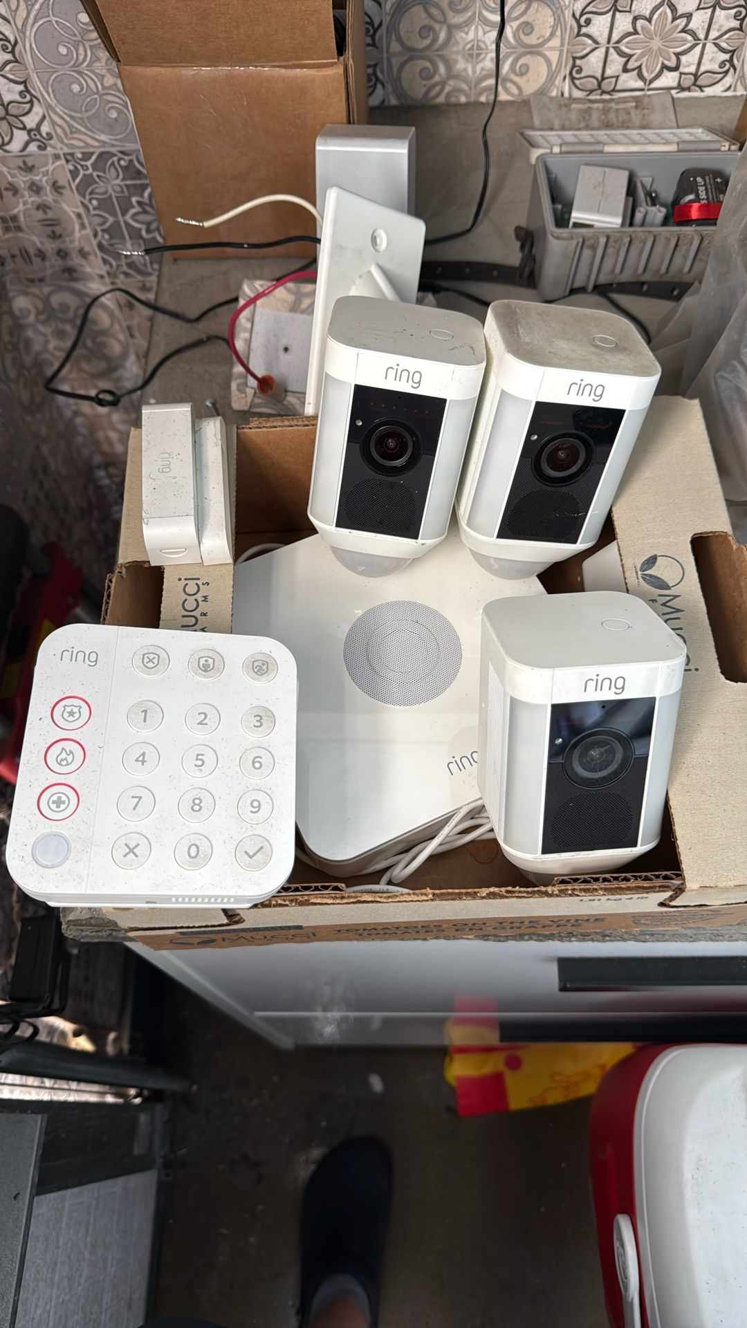 Ring camera and alarm system And Doorbell