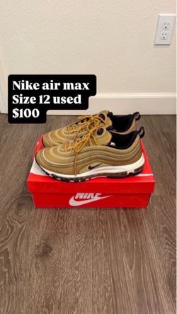 Nike Air Max 97 Gold Sneakers