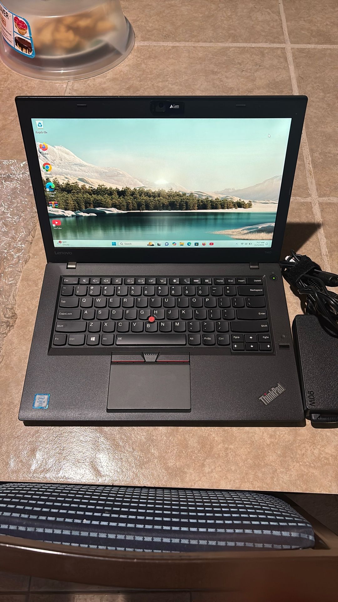 Lenovo Laptop 14” i5 6th Gen Used Working Window 11