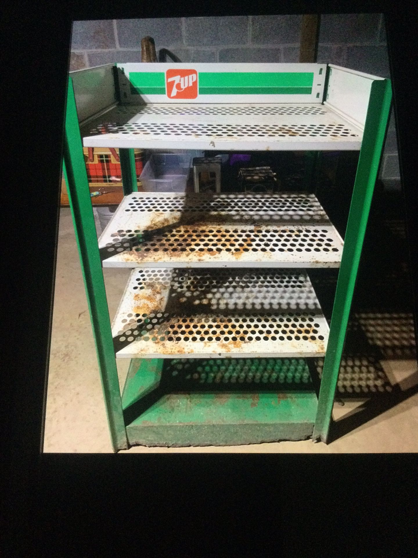 Vintage Metal Store Display 