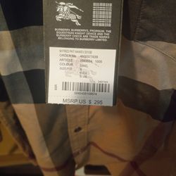 Burberry Designer Button Up