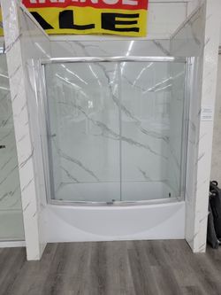 Bathtub Tub Combo and glass doors