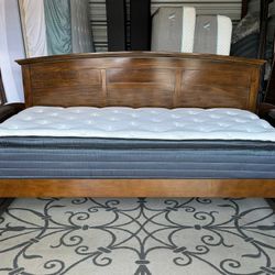Wooden Twin Day Bed with Mattress