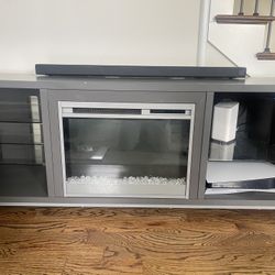 Electric Fire Place Tv Stand 