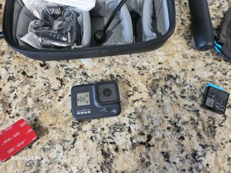 Go pro 8 camera with accessories
