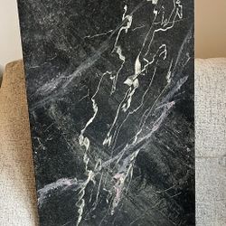 Vintage Abstract Marble Oil Painting On Wood