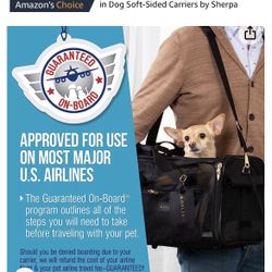 Sherpa Delta Deluxe Pet Carrier