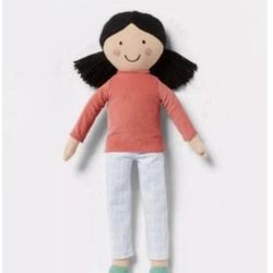 Pillowfort Decorative Kids' Pillow Pal Pink Girl Plush