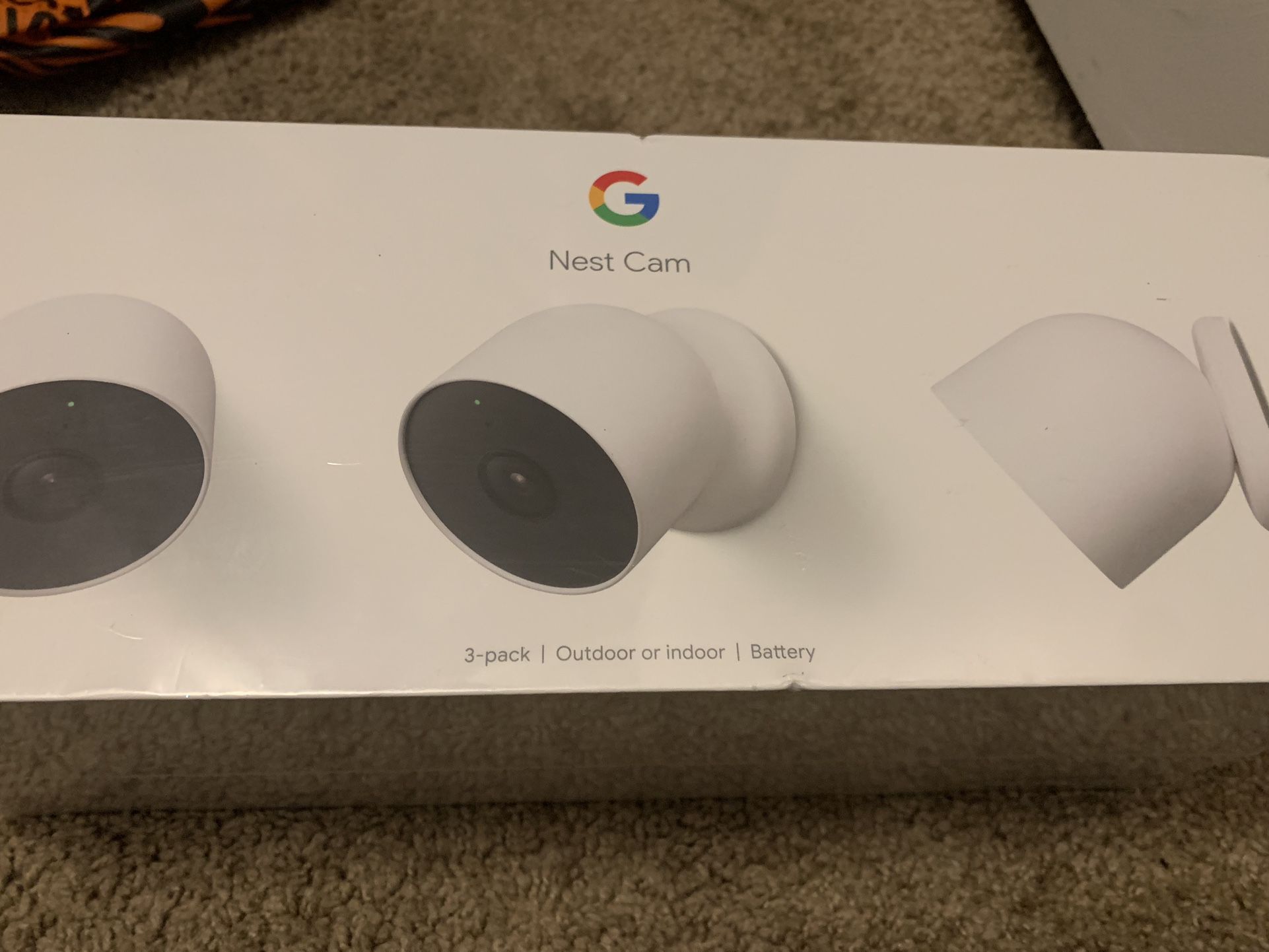 Google Nest Cam 3pc BRAND BEW