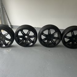 Black 24 Inch Rims