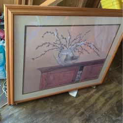 36”/30  Art In A Wooden  Frame