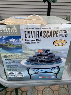 Envirascape Crystal Water Fountain- need pump