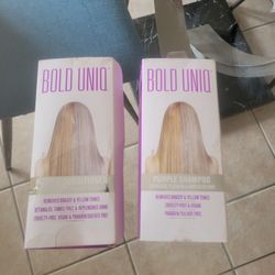 Bold Uniq Purple Shampoo And CONDITIONER For Blonde Hair New