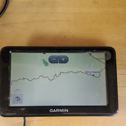 Garmin GPS w/live map display