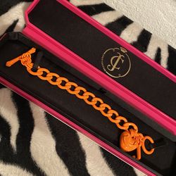 juicy couture orange bracelet