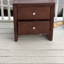 End Table With Drawers 