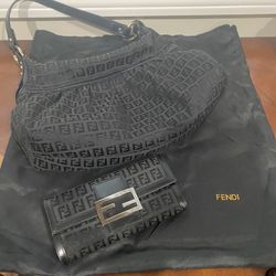 Authentic Fendi Bag & Wallet