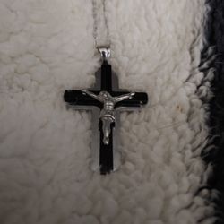 Used - Silver Fashion Cross Necklace