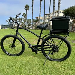 Electra Townie GO! 7D 27.5" Step-Over Electric E-Bike Matte Black