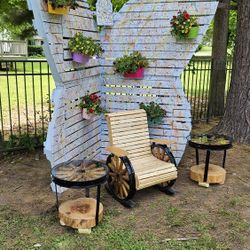 Chair and End Tables 