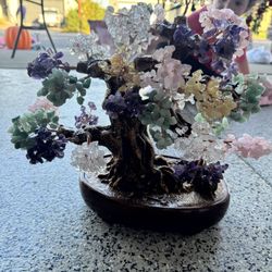 Gemstone Bonsai Money Tree 