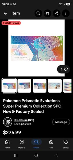 Pokémon Prismatic Evolutions Super Premium Collection (open to trades)