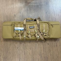 Savior Brown 42" Double Carbine Rifle Case Long Gun