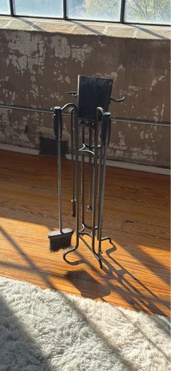 Fireplace Tool Set with Stand
