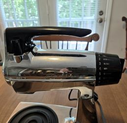 Vintage Sunbeam Mixmaster Model 12 with attachments