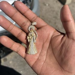 Santa Muerte Pendant 